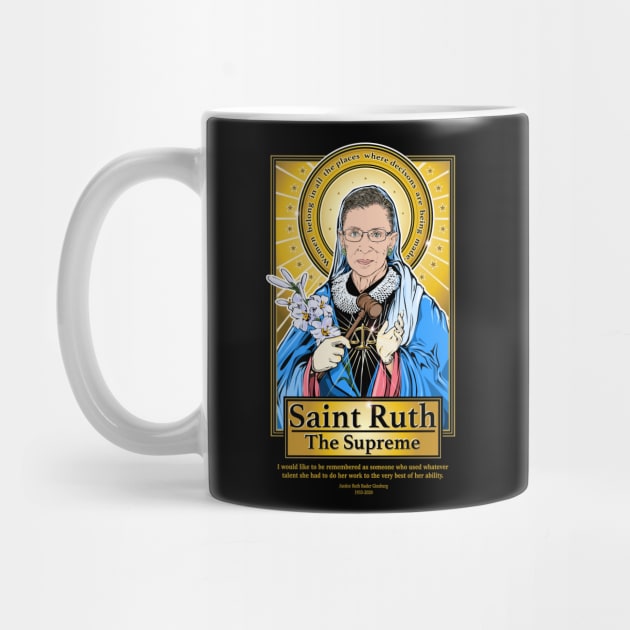 RGB Saint Ruth by Pop Art Saints